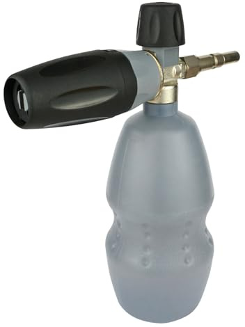 Profi Schaumlanze | für Nilfsik Alto Wap KEW Kränzle D12 Hochdruckreiniger | bis 220 bar | verstellbarer Schaumstrahl und Schaumgrad | Injektor Schaumkanone