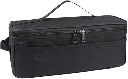 Camping Bestecktasche Camping Küchenutensilien Organizer Tasche, Besteck Aufbewahrungstasche Tragbar Kochtasche Picknickbesteck, wasserdichte Tasche Für Camping Outdoor Picknick (Schwarz)