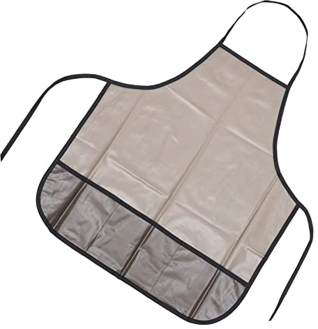 Baluue Friseurschürze aus PVC Wasser und Ölbeständig Stylischer Stylistenumhang für Damen und Herren Leicht zu Reinigen für Haarschnitte und Friseursalon Einsatz