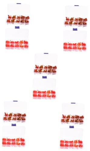 Lurrose 10 Boxen Schneemann Nase Weihnachten Schneemann DIY Bastelset Krippen Bastelmaterial Schneemann Bastelset Schneemann Bastelset Weihnachtspuppen Bastelzubehör Bastelspielzeug