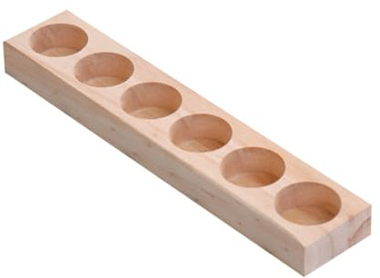 PAMINGONO Titel Lagiges Holzregal Für Ätherische Öle Stabiler Aufbewahrungsständer Aus Massivem Holz Für Desktop-organisation Und Stilvolle Präsentation