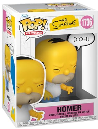 Funko Pop! Sayings: The Simpsons - Homer Simpson | Merchandising Oficial de Cartoon/Animation - Figura de Vinilo Coleccionable para Decoración - Regalo Friki de Cumpleaños