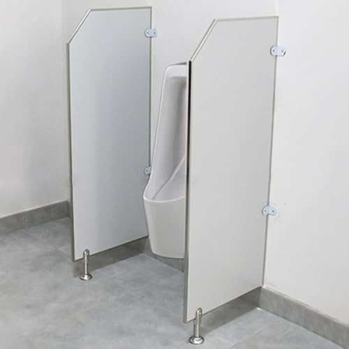 Urinal Trennwand mit Edelstahlbeschlägen Urinal Schirm Urinal Brett Trennwand für Männer für Hotels Stationen öffentliche Toiletten,01,1 piece