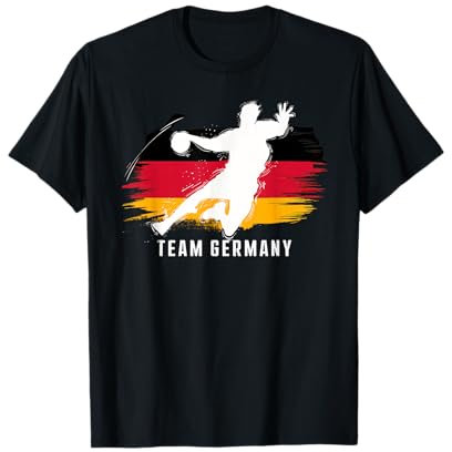 Handball Deutschland Trikot Handballspieler Handballspiel T-Shirt