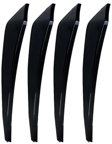 YIJIAVSX Radlauf Kotflügel Für VW Für Golf 2 3 4 5 6 6 7 GTI GTD R R32 Mk4 Mk5 Mk7 Mk8 Tsi Tdi Estate 4PCS Auto Rad Augenbrauen Fender Spritzschutz(Black)
