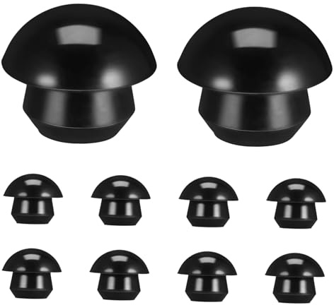 CLISPEED 10 piezas Tapones de Goma para Gatos Hidráulicos Tapón de Llenado de Aceite Horizontal Resistente y Fácil de Instalar para y Gatos de Piso