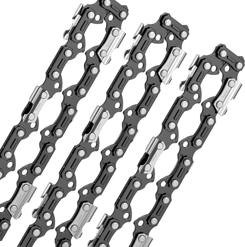 AICOYA Lot de 3 X 45cm Chaînes 0.325 68 Maillons d'Entraînement 1.3mm 050