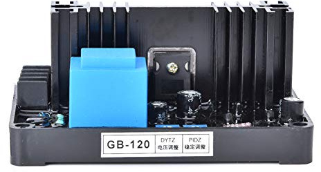 Haofy Regolatore Automatico di Tensione AVR 15A GB-120 di Alta qualità 380/400VAC per Generatore Trifase con Spazzole di Carbone, velocità di Regolazione della Tensione a Stato Stazionario <1,5% per