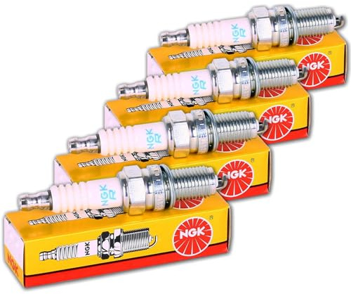 4 NGK Zündkerzen | V-Line 45, TR5B-13, 96463 für KA B-Max C-Max Fiesta 5+6 Focus 2+3 Mondeo 4 V50