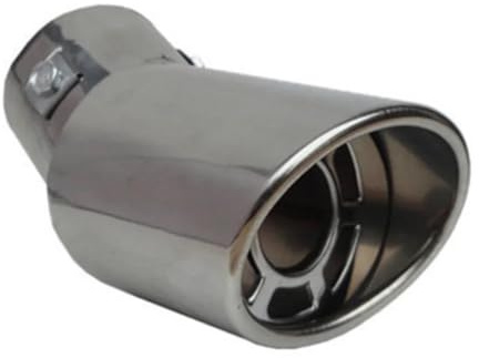 Auspuffblende Für Mercedes Für Benz W211 W203 W204 W210 W124 Für AMG W202 Universal Auspuffrohr Schalldämpfer Schwanz Hals Auto Schalldämpfer Endrohr(Braun)