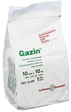 Gazin Verbandmull 10 Cmx10 m 8fach Nachf.