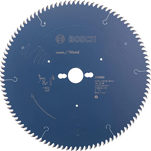 Bosch Accessories Professional Kreissägeblatt Expert für Wood, 300 x 30 x 2,5 mm, 100, 2608642501