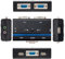 Nanocable 10.12.0001 - Switch Conmutador KVM para controlar 2 PCs con un Solo Teclado, Raton, Monitor y Altavoces, VGA USB 1U-2PC con Cable, Negro