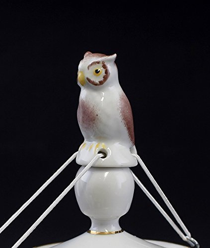 Porzellan Tropfenfänger Kauz