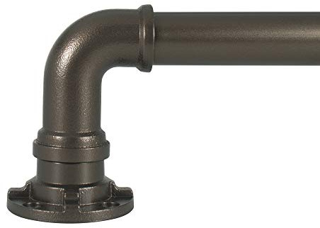 Decopolitan Tringle à rideaux télescopique industrielle 183-365 cm Bronze