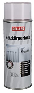 OELLERS Heizkörperlack Spray – 400 ml – RAL 9002 Grauweiß – bewährte, temperaturbeständige Sprayfarbe für Heizkörper, Rohre & Metallflächen – hohe Deckkraft, ergiebig, kratz- und abriebfest