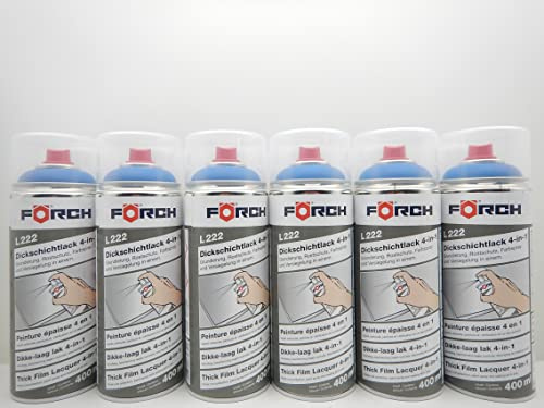 Förch 4 in 1 RAL 5010 ENZIANBLAU BLAU DICKSCHICHTLACK LACK SPRAY SPRAYDOSE 400ML (6)
