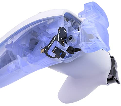 eXtremeRate Clicky Hair Trigger Kit per ps5 Controller BDM-010/020,Microinterruttore Trigger Stop Ergonomico Blocco Grilletti Bumper Mouse Click per ps5 Joystick BDM-010&BDM-020(Versione Leggera)