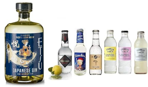 Etsu Gin Pacific Ocean Limited Edition 70cl 45% + Selezione di 6 Toniche Internazionali