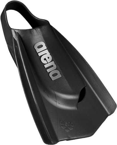 PINNE Arena Powerfin PRO, Attrezzatura da Allenamento Unisex Adulto PINNA PISCINA , Nero (Black), 42-43
