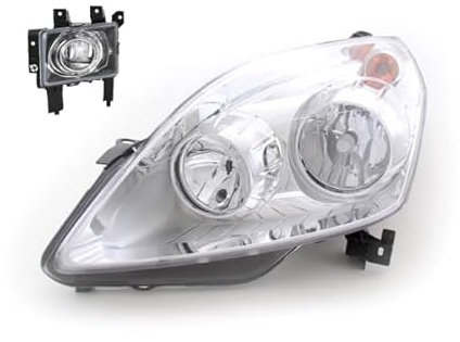 Johns, Scheinwerfer Halogen passend für Opel Zafira B 02/2008- H7 H1 Li. Fahrer + Nebel