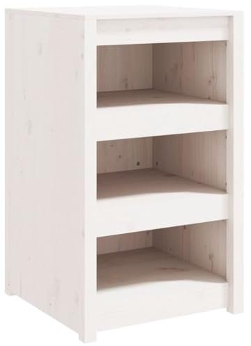 vidaXL Outdoor Kitchen Cabinet in White - Solid Pinewood Construction, 55x55x92 cm, Spacious Storage for Kitchen Supplies