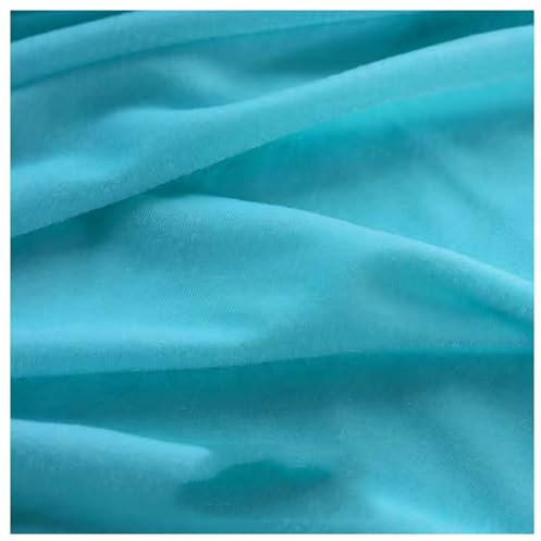 Tessuto da Tappezzeria in Velluto al Metro Materiale in Velluto Morbido e Liscio Tessuto Decorativo in Velluto per Abbigliamento, Tende, Mobili Imbottiti, Confezioni Regalo, 100x160cm(Color:Blue 2)