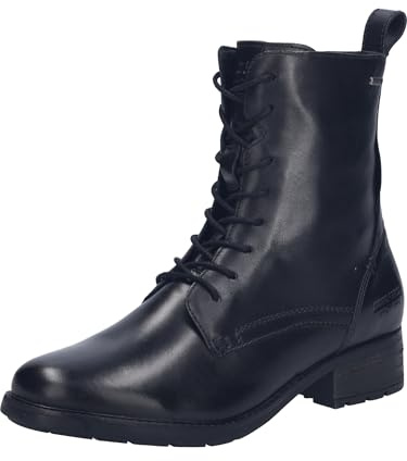 Josef Seibel Damen Klassische Stiefeletten Kate.50,Weite G (Normal),Wechselfußbett,wasserdicht,uebergangsstiefel,flach,schwarz,40 EU