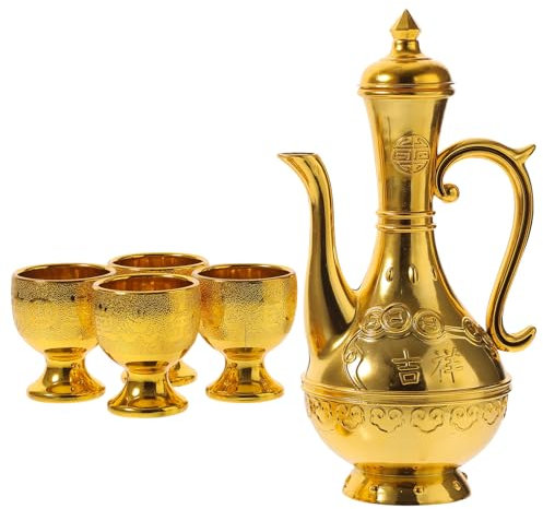 Alipis Vintage Tempel Trinkgefäße Aus Fein Polierte Weihbecher Als Opfergabe Und Weinkelch Traditionelle Gebrauchsartikel Für Buddhistische Zeremonien Und Kultobjekte