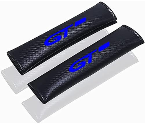 KLHYWEN 2 Pièces Rembourrage de Ceinture de Sécurité pour Peu-geot GT GTI GT Line, Protege Ceinture Voiture Amovible Confortable Antidérapant, Coussinets Ceinture,C