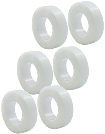 Hemobllo Cinta Adhesiva Transparente Tamaño 1.25cm X 900cm 6 Material Pe Transpirable 6 para Dobles Pliegues de Ojos para Uso Diario y Cuidado de Heridas