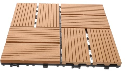 Operitacx Baldosa Decorativa Interconectable para y Suelo Exterior Resistente y Duradero de para y Patios