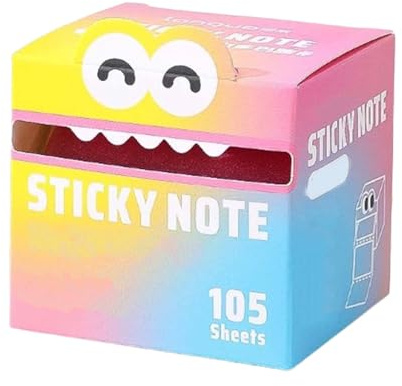 Blätter Transparente Haftnotizen, 5x7cm Transparent Sticky Notes, Wasserfest Clear Sticky Notes, Selbstklebende Durchsichtige Klebezettel für Schulsachen, Schule, Büro, Hause (C)