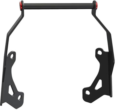 STRJUS Support GPS Moto pour NC750X 2021 2022 2023 2024 Support De Navigation Moto Smartphone Adaptateur Montage Réglable Guidon Barre D'équilibre(Rouge,12MM)