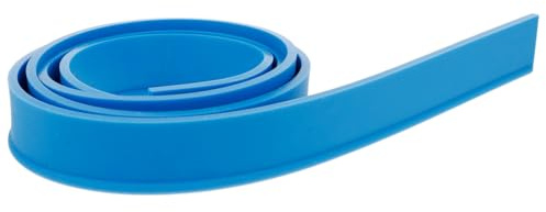 LRXIYODE Squeegee Replacement Strip Silicone Window Wiper Brush Refill for Glass Cleaning No Streaks Easy to Install Blue Cleaning Accessory