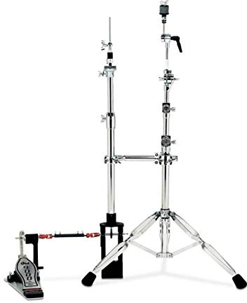 Drum Workshop 9000 Serie Remote Universal Linkage Hi‑Hat‑Ständer mit MG‑1, MG‑2 und zwei Extensions