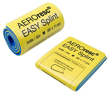 AeroResc Easy Splint Universalschiene klein 50cm x 11cm Splintschiene Rettungsschiene (Gerollt) für Arme und Beine