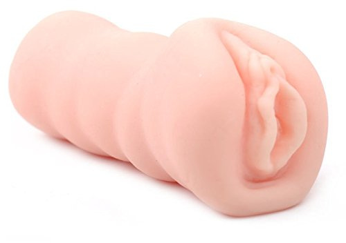 eeddoo® Premium Masturbator - Real Pussy, natürliche Fake Vagina mit Lippen, Schamlippen (Realistisch Echt Sex Stimulator Masturbieren Sexspielzeug Vagina für Männer)