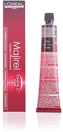L'Oréal Majirel 8,04 Hellblond Leicht Kupfer, 1er Pack (1 x 50 ml)