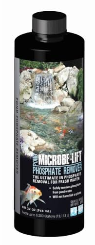 MICROBE-LIFT PHOSRE32 Ultimate Pond Phosphate Remover for Fresh Water, 32oz Treats up to 3,200 gals