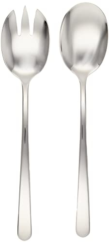 Zwilling Nova Salat-Servierer, 23 cm, Modern, Edelstahl, 2 Teile, Salatgabel, Löffel, Spülmaschinenfest, 492567011, 3098684031