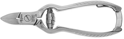 nippes Solingen Nagelzange für starke Fußnägel, 13 cm, Vernickelter Stahl, Fussnagelzange, Made in Germany | Fußnagelzange, vernickelt, für verdickte & eingewachsene Nägel, präziser gerader Schnitt, rostgeschützt, langlebig