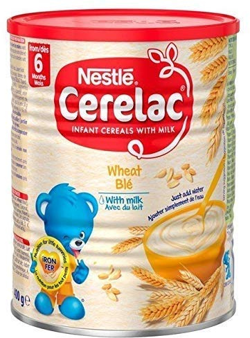 Nestle Cerelac, Weizen mit Milch, 400 ml, 4 Stück