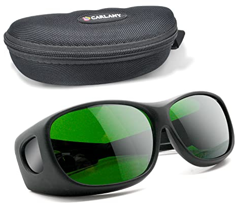 Carlany IPL skyddsglasögon, 200-2000 nm glasögon med laser OD5+ för hårborttagning, skönhetsterapi