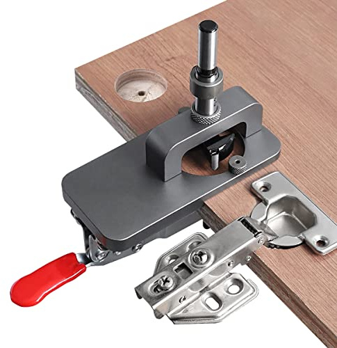WANGCL 8 x 35 mm Scharnier-Bohrvorrichtungen, verdeckte Scharniervorrichtung, Türbohrvorrichtung für Schrankscharniere und Montageplatten, Holzbearbeitung DIY