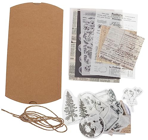NUOBESTY 2sätze Vintage Scrapbook Aufkleber Hand Account Dekorative Sticker Für Journal Und Bastelprojekte Sanfte Und Sichere Papiermaterialien Für Kreative Gestaltung