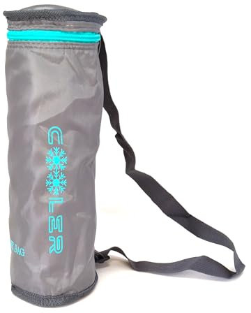 BETTER WITH FRIENDS Kühlbox, grau, 3 l, Total Hydalgo, 1,5 l, für Flaschen, flexibel, tragbar, für Strand, Camping, Kühler, Militärtarnung