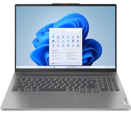 Lenovo IdeaPad Pro 5 AI Laptop | 16' 2.5K | AMD Ryzen 7 8845HS | 16GB RAM | 1TB SSD | Windows 11 Home | WiFi 6 | QWERTY Tastatur | Arctic Grey