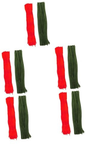 VICASKY 1000pcs DIY Twisting Sticks Craft Kit Fuzzy Sticks Pipe Cleaners Pastel Wire Flowers Making