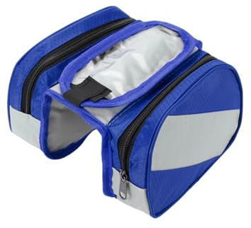 INFINAUTO Rahmentasche Fahrrad Packtasche wasserdichte Gepäckträgertasche, Vordere Rahmentasche für Rennrad Mountainbike aus Polyester-PVC, 1 Stück